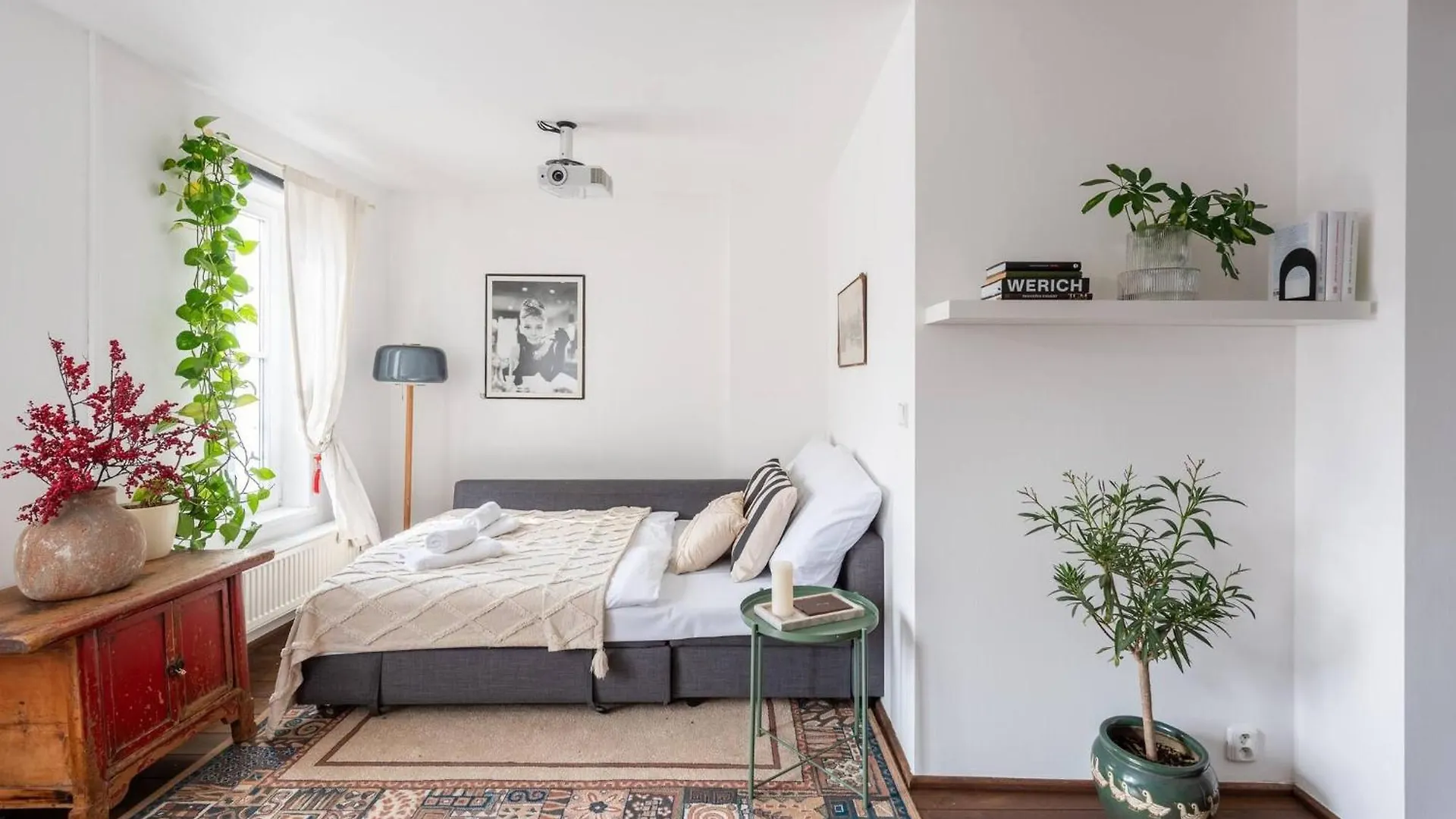 Charming Prague Apartment In Vrsovice With Roof Terrace